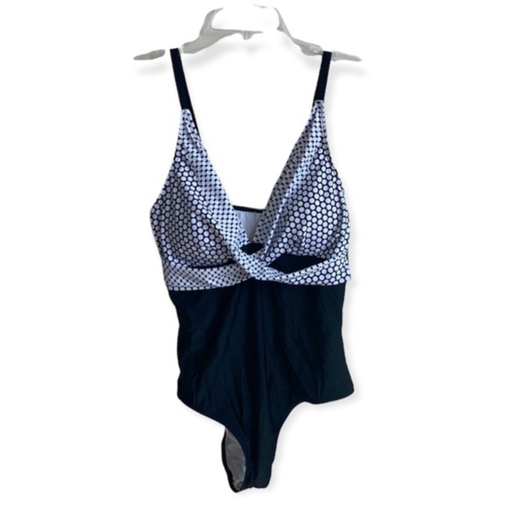 B2prity women’s large polka dot tummy control swimsuit